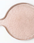 Hammered Glass Round Serving Boards