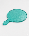 Hammered Glass Round Serving Boards