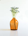 Haley Handblown Hammered Bud Vase