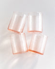 Handblown Hammered Small Carafe Glasses