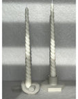 Spiral Taper Candles - Set of 2