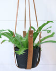 Large Flourish Leather Plant Hanger