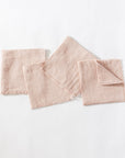 Stone Washed Linen Cocktail Napkins