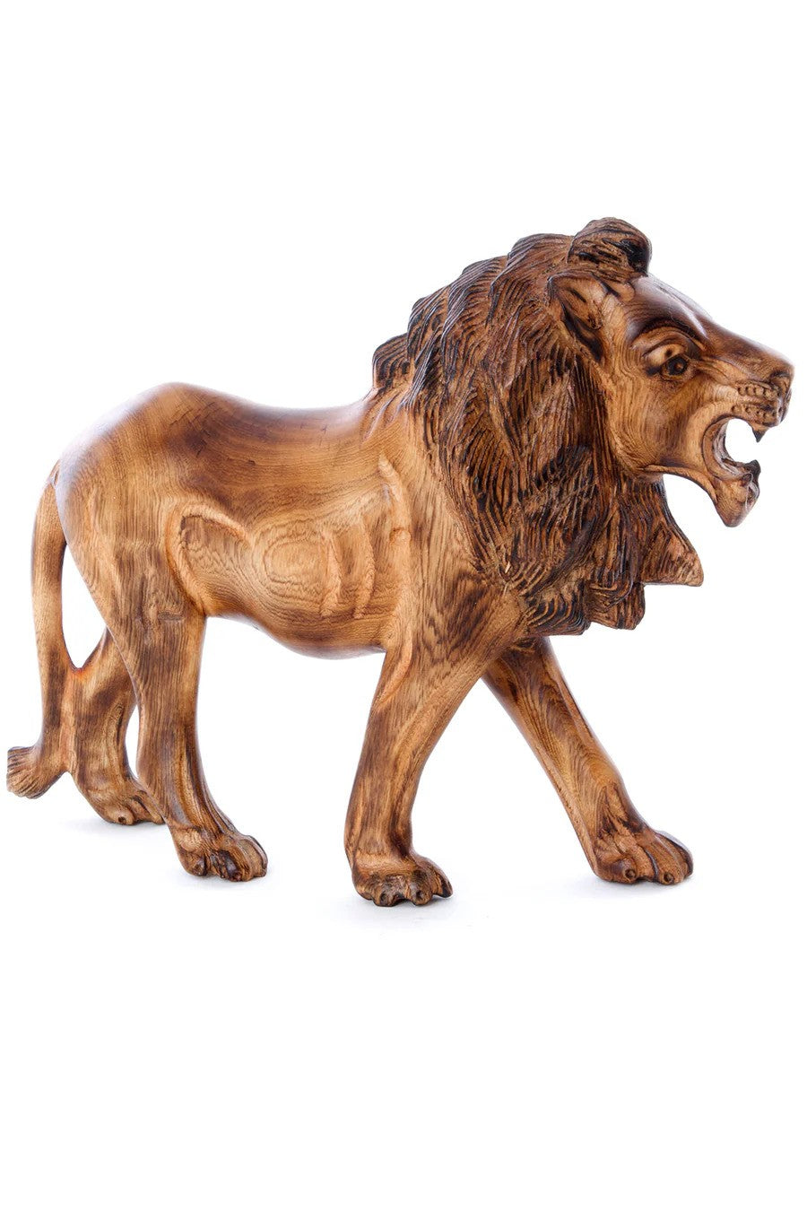 Large Kenyan Jacaranda Wood Lion Sculpture – Better World Bio