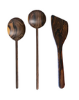 Handcarved Wooden Kitchen Utensils - Set of 3