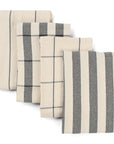 Cotton Flat Weave Kitchen Towels - Set of 4