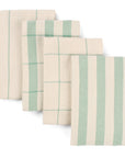 Cotton Flat Weave Kitchen Towels - Set of 4