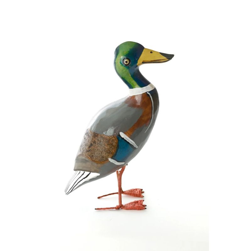 Jacaranda Wood Mallard Sculpture