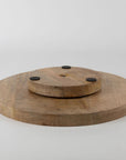 Mango Wood Lazy Susan with Mandala Design