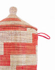Large Storage Basket - Red Stripe