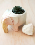 Natural Stone Small Elephant Dish