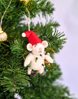 Christmas Lights Felt Mouse Ornament
