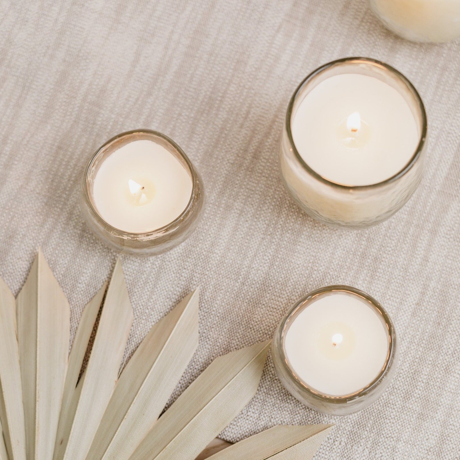 Filled Votive Candles - Set of 3