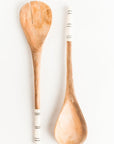 Striped Salad Servers
