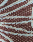 Palm Leaf Teal & Brown