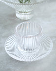 Clear Glass Votive Holders - Set of 4