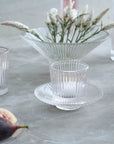Clear Glass Votive Holders - Set of 4