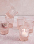 Pink Shot Glasses - Set of 6