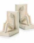 Readers Soapstone Decorative Bookends