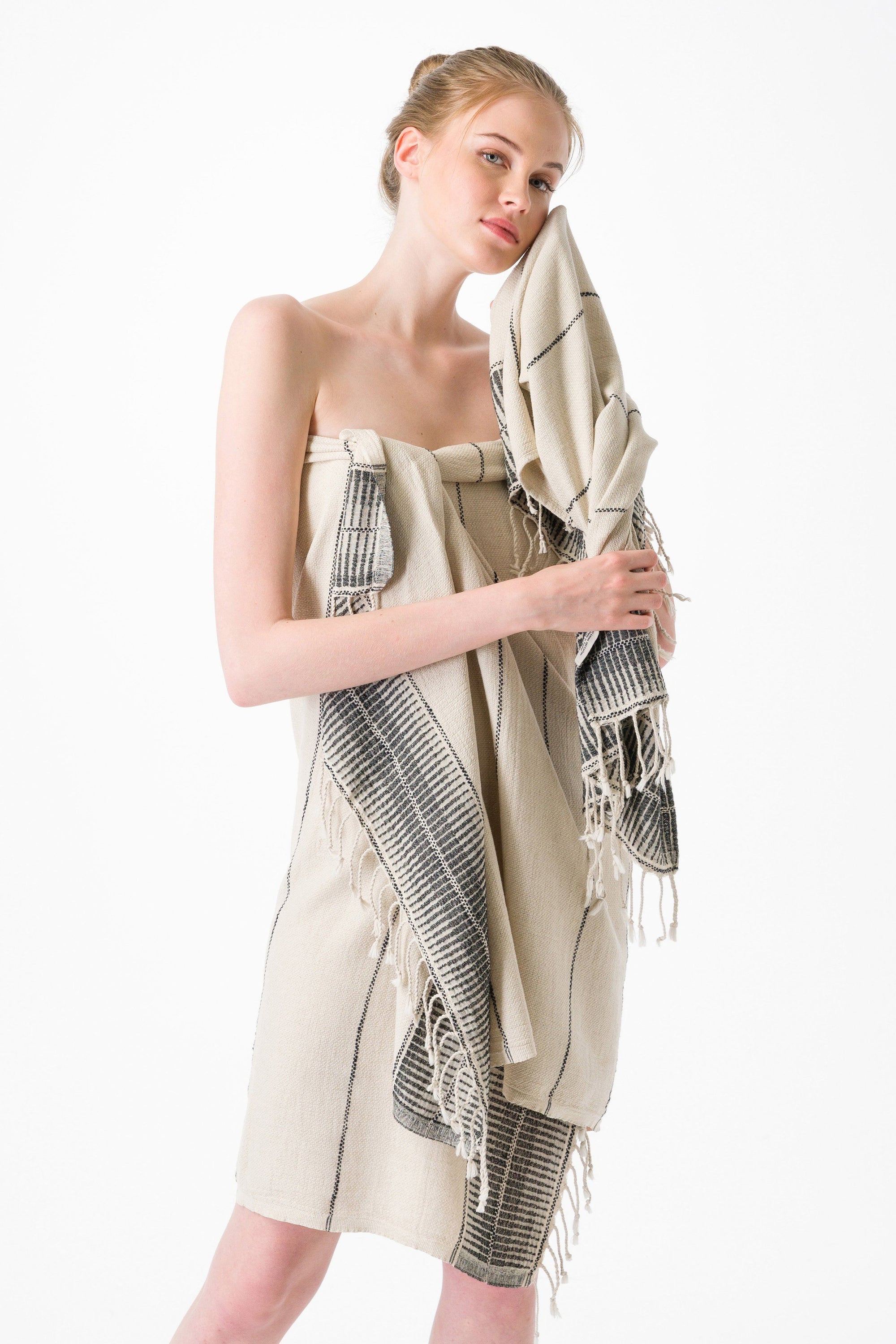 Amber Linen Turkish Hand Towel Bundle