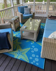 Starfish Blue & Green
