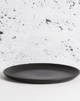 Tunisian Matte Black Stoneware Dinner Plate - Set of 4