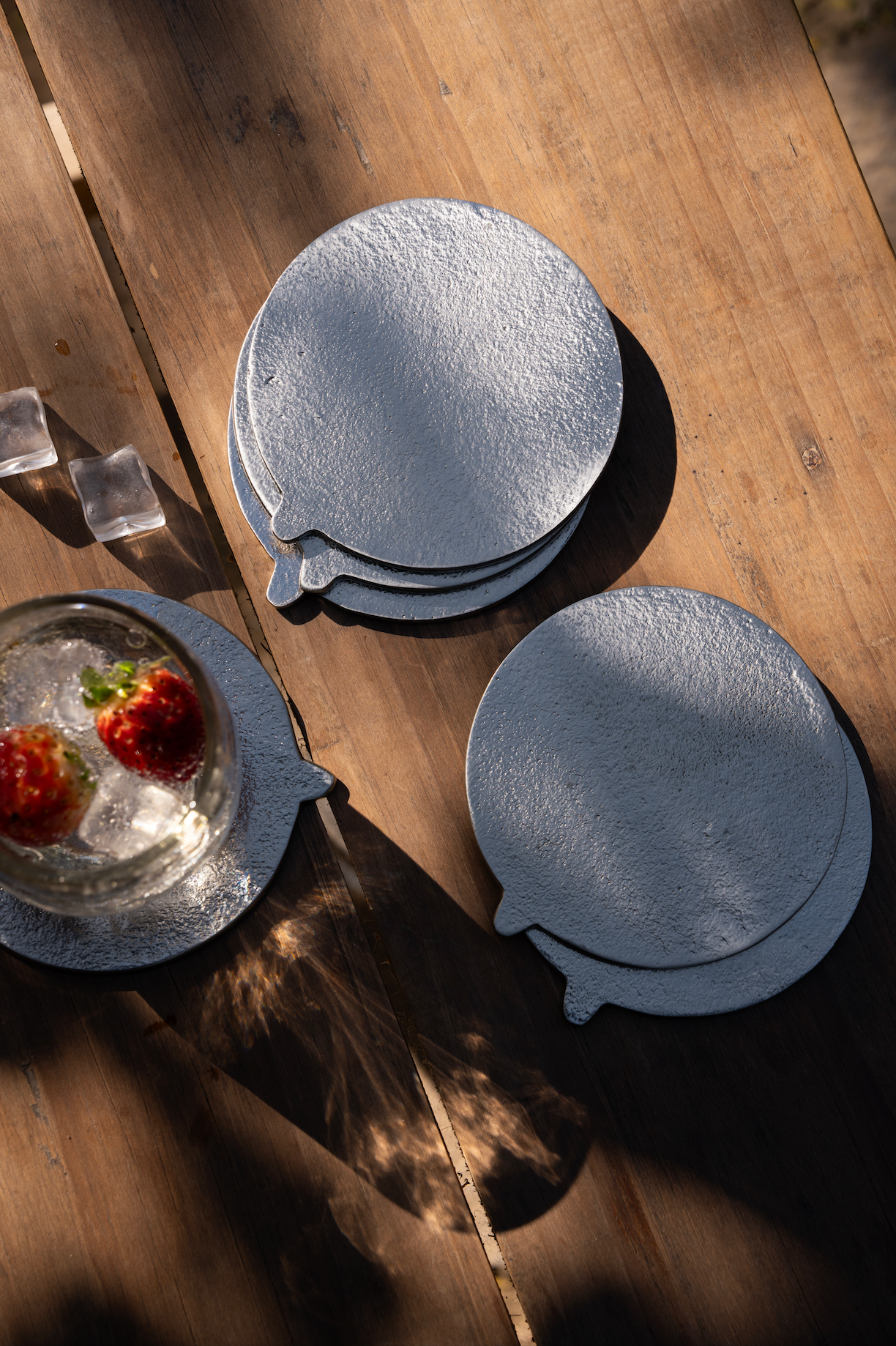 Nickel Coasters - Set of 6