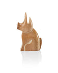 Sit and Stay Dog Wooden Glasses Holder