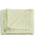 Soya Green Hand Woven Linen Scarf