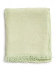 Soya Green Hand Woven Linen Scarf