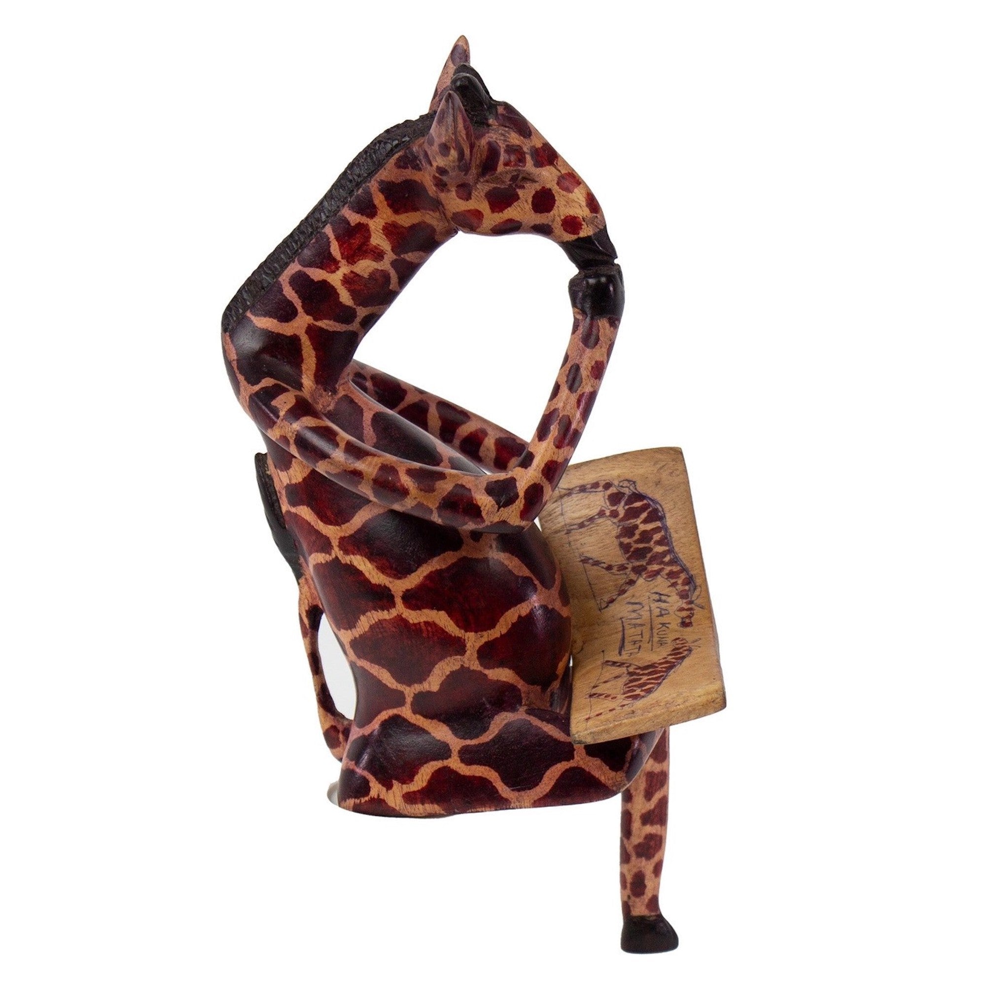 Thinking Giraffe Wooden Shelf Sitter