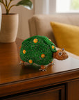 Beaded Turtle Garden Figurines – Set of 2
