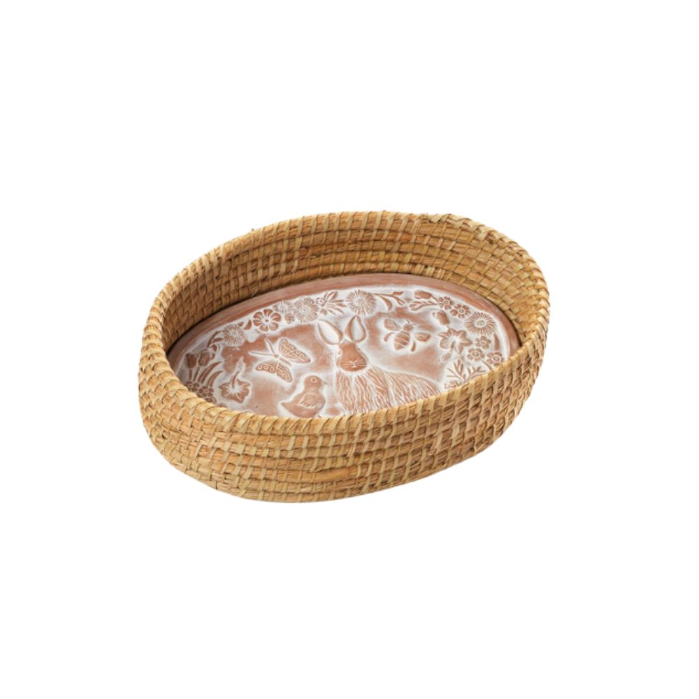 Animal Friends Bread Warmer & Basket Set