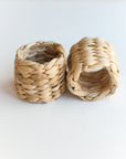 Water Hyacinth Napkin Ring Set of Four