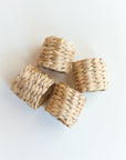 Water Hyacinth Napkin Ring Set of Four