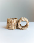Water Hyacinth Napkin Ring Set of Four