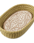 Double Vine Bread Warmer & Basket Set