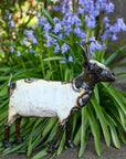 Recycled Metal African Farm Goats