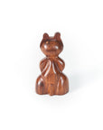 Bear Eyeglasses Holder Wooden Stand