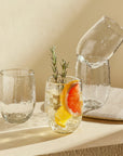 Pebbled Medium Glasses - Set of 4