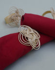 French Braid Bamboo Napkin Ring