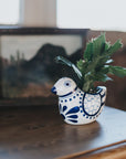 Lalita Bird Succulent Hand Painted Planter