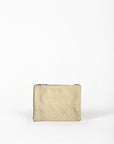 Woven Leather Large Pouch