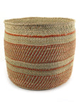 Iringa Basket - Auburn Stripe