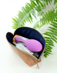 Blossom Leather Travel Pouch