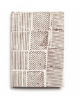 Textile with geometric pattern on a white background