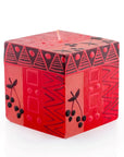Berry Blaze Painted Candles