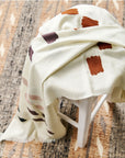 Dahlia Hand Embroidered Hand Woven Scarf