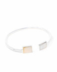 Cuff Bracelet, Mother of Pearl Square
