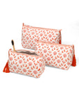 Seashell Blockprint Makeup Bag